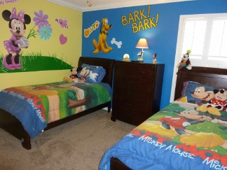 Mickey Themed bedroom